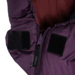 Śpiwór Alpinus Fiber Pro WS 1100 dla praworęcznych, burgundowy