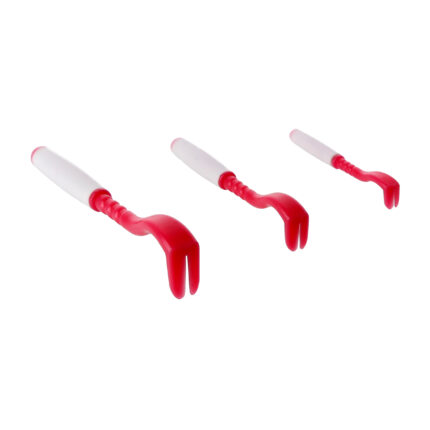 Kleszczołapki przyrząd do usuwania kleszczy Tick Twister Clipbox Trio z brelokiem, różowe 3 szt.