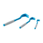 Kleszczołapki przyrząd do usuwania kleszczy Tick Twister Clipbox Trio z brelokiem, niebieskie 3 szt.