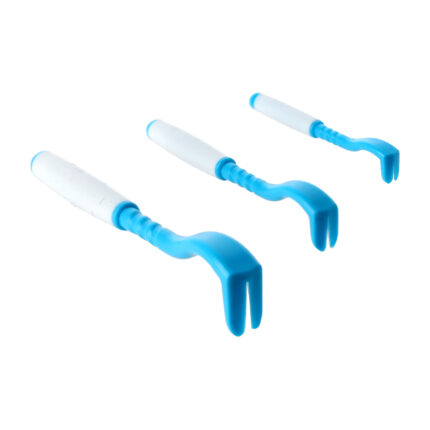 Kleszczołapki przyrząd do usuwania kleszczy Tick Twister Clipbox Trio z brelokiem, niebieskie 3 szt.