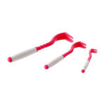 Kleszczołapki przyrząd do usuwania kleszczy Tick Twister Clipbox Trio z brelokiem, różowe 3 szt.