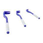 Kleszczołapki przyrząd do usuwania kleszczy Tick Twister Clipbox Trio z brelokiem, fioletowe 3 szt.