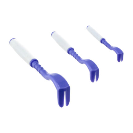 Kleszczołapki przyrząd do usuwania kleszczy Tick Twister Clipbox Trio z brelokiem, fioletowe 3 szt.