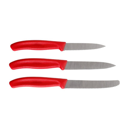 Zestaw noży kuchennych Victorinox Swiss Classic 6.7111.34C1 3 szt. czerwony