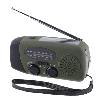 Radio survivalowe na korbkę Fosco