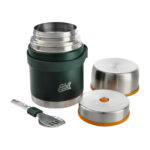 Termos Esbit Classic Food Jug z zestawem sztućców 0,75 l forest green