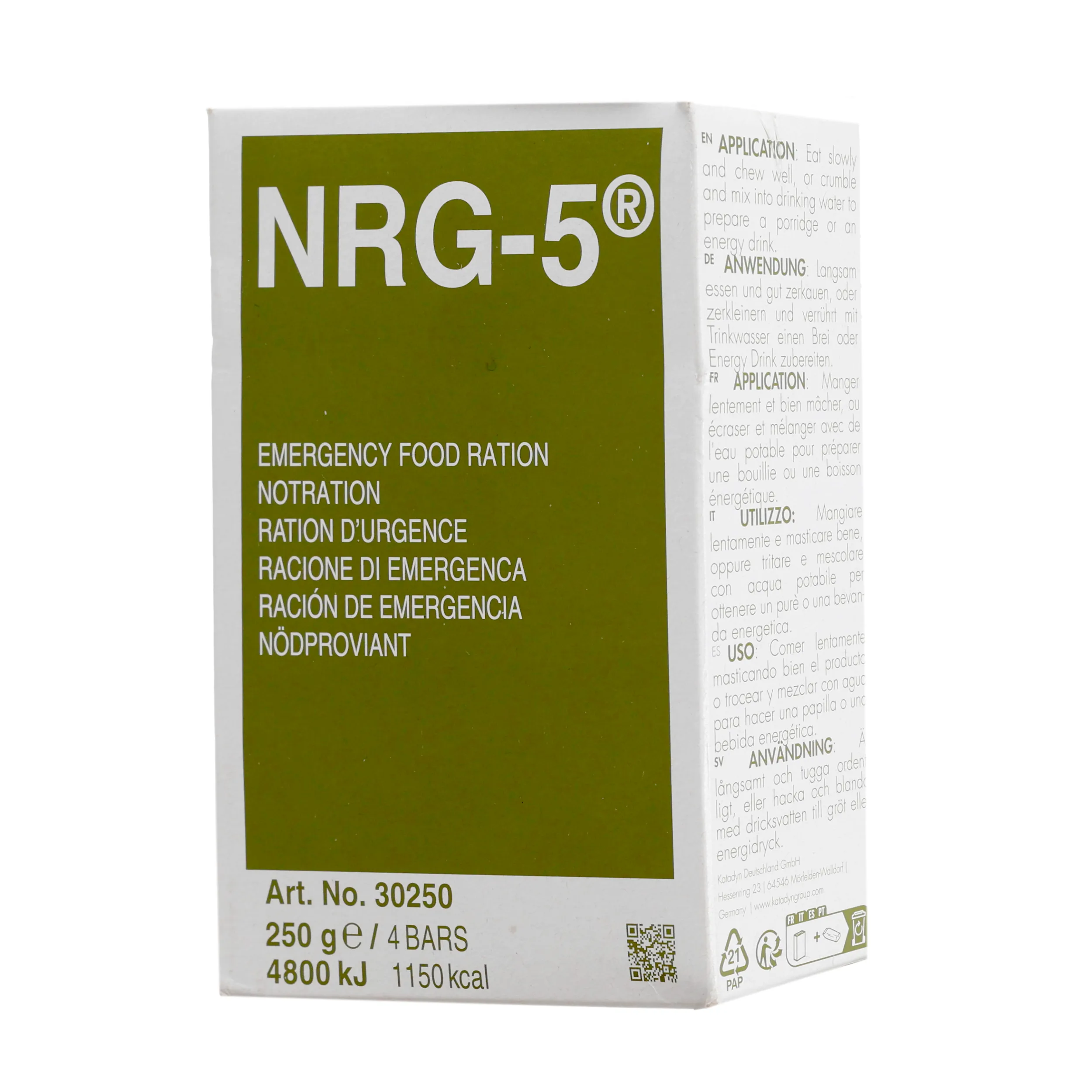 Racje żywnościowe NRG-5 250 g 1150 kcal Racje żywnościowe NRG-5 250 g 1150 kcal