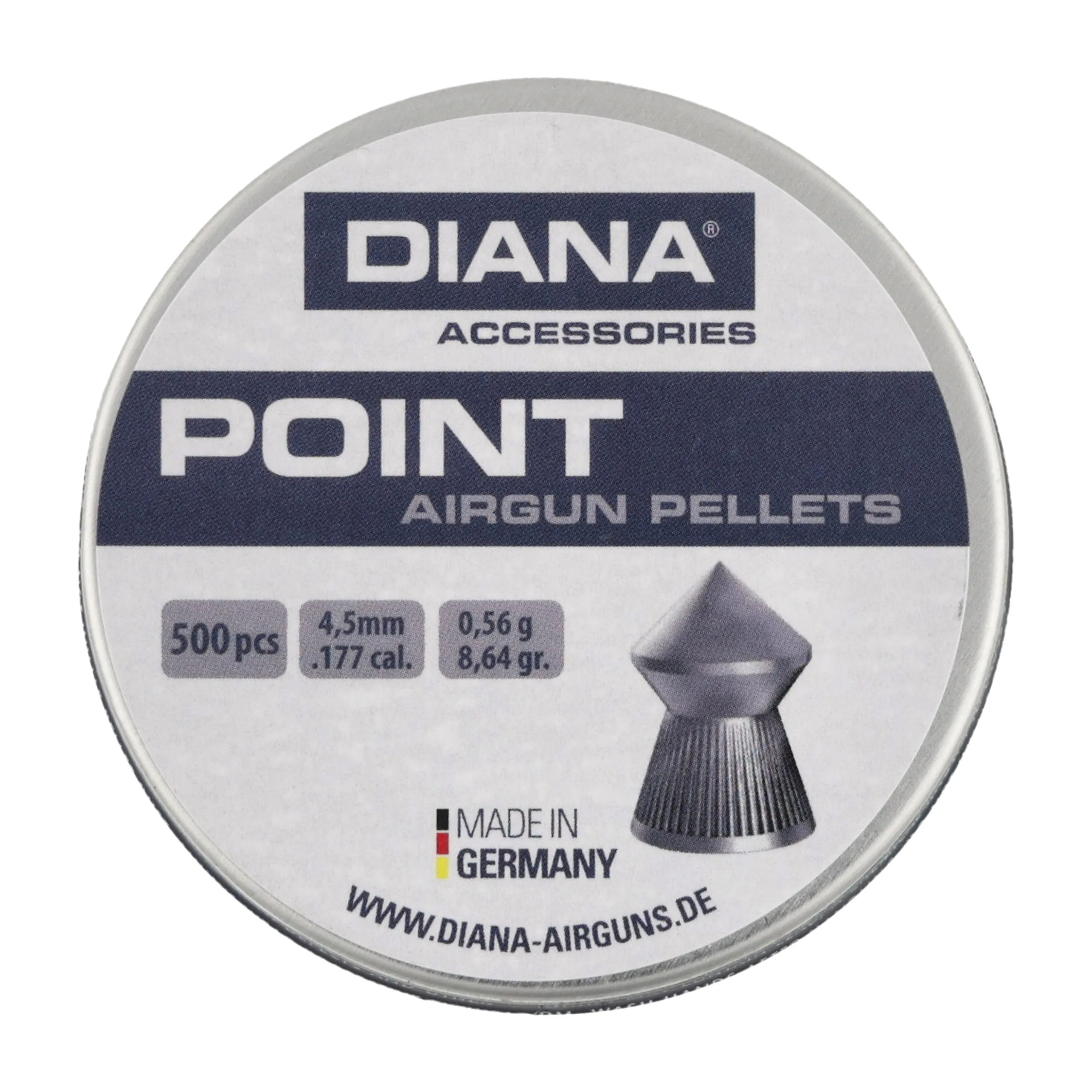 Śrut Diana Point 4,5 mm 500 szt. Śrut Diana Point 4,5 mm 500 szt.